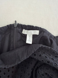 Robe Casual H&m - 38 - Noir - Broderie Anglaise