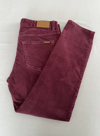 Pantalon velours Lulucastagnette - 40 - Bordeaux -