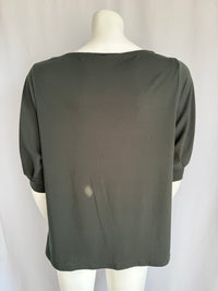 Top H&m - L - Vert foncé -