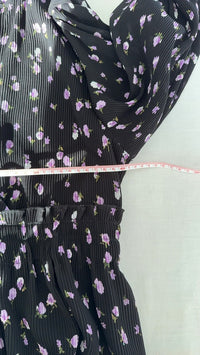 Robe Zara - M - Noir - Fleurie