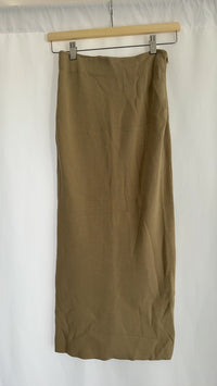 Jupe longue Zara - S - marron clair -