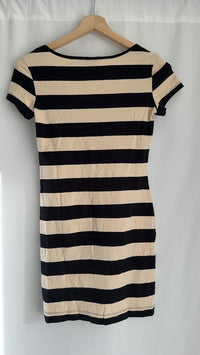 Robe courte H&m - S - Noir et beige