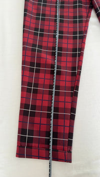 Pantalon Pull&bear - S - Rouge - à carreaux