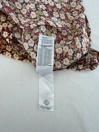 Blouse Esprit - 36 - Noir - Fleurs Multicolores
