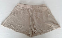 Short Shein - L - Beige - Gaze De Coton