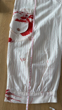 Ensemble tailleur pantalon Upc't - Fr 42 - Blanc/rouge