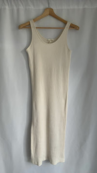 Robe midi H&m - L - Crème -