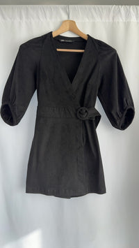 Robe courte Zara - Xs - Noir -