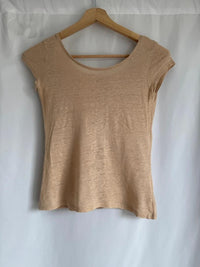 T-shirt Etam - Xs - Beige - Dos nœuds