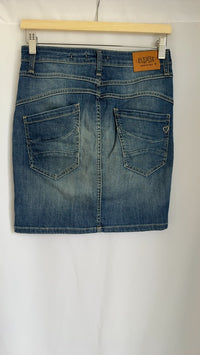 Mini-jupe en jean Please - S - Bleu -