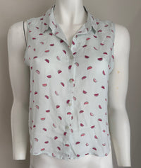 Blouse Pull&bear - L - Bleu clair -