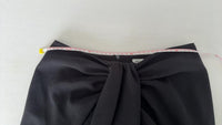 Jupe midi à nœud Zara - S - Noir -
