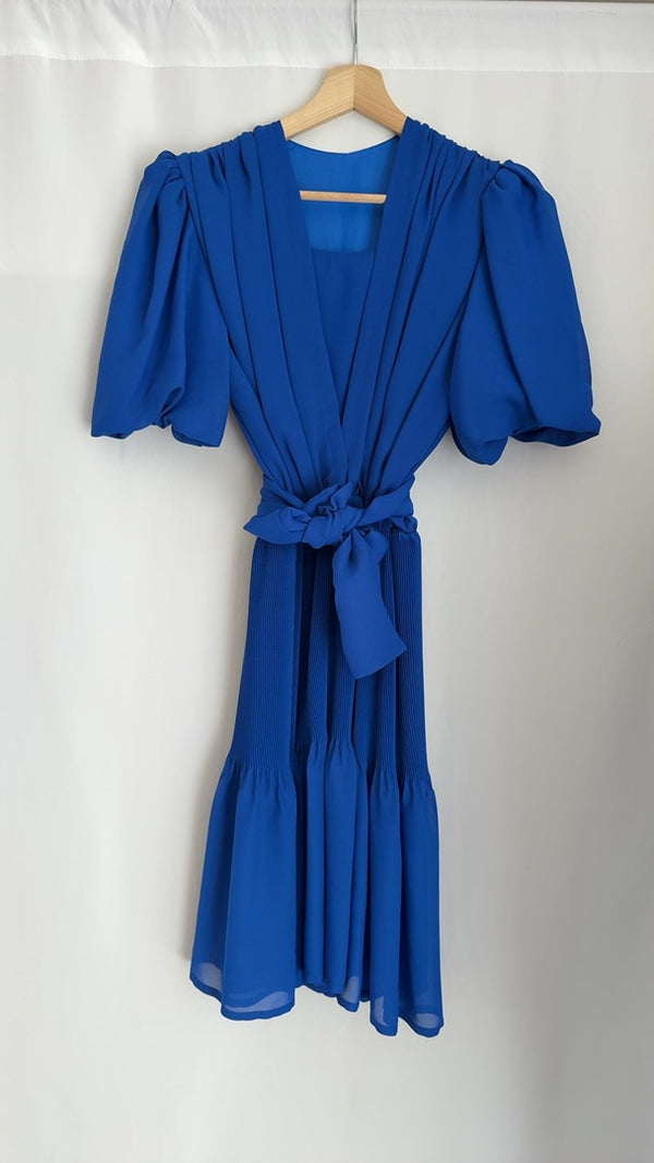 Robe de soirée - 40/42 - bleu -