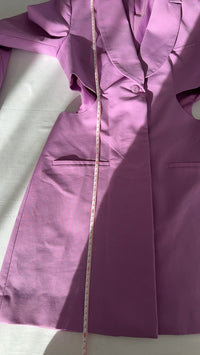 Robe Blazer Zara - Xs - Lila - Cut Out