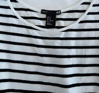 Robe Casual H&m - M - Noir Et crème -