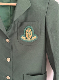 Blazer école Tms laine mélangée - 34 - Vert