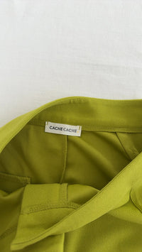 Pantalon large Cache Cache - 34 - Vert lime -