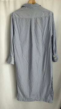 Robe chemise H&m - S - Bleu et Blanc rayé