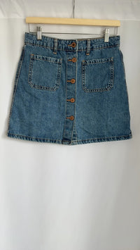 Jupe en jean Bershka - 38 - Bleu -