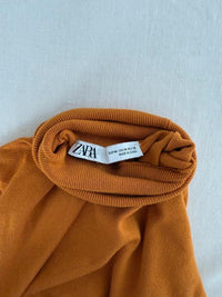 Pull col roulé Zara - M - Moutarde -