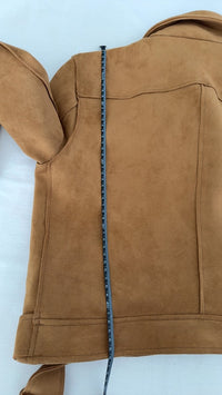 Veste Perfecto Stradivarius - L - Camel -