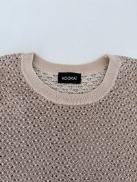 Pull en maille Kookaï - 34 - Beige