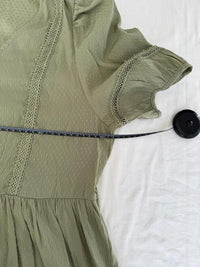 Blouse peplum Camaïeu - M - Vert -