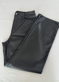 Pantalon similicuir Pimkie - 38- Noir