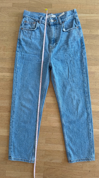 Jeans droit Pull&bear - Fr 34 - Light-blue