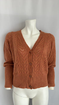 Gilet ajouré Sans marque - M - Orange -