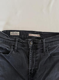 Jean High Rise Super skinny Levi's - 36 - Gris foncé