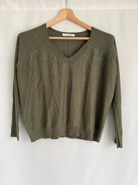 Pull col V Promod - L - Kaki -