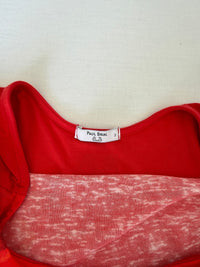 Débardeur Paul Brial - 36 - Rouge - motif fleurs