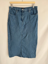 Jupe en jean bpc selection - 42 - Bleu -
