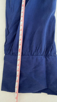 Robe soie Nina Kaufmann - M - Bleu marine -
