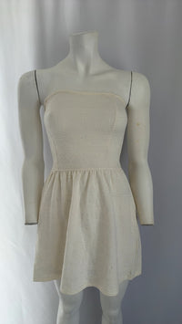 Robe bustier Bershka - S - Crème