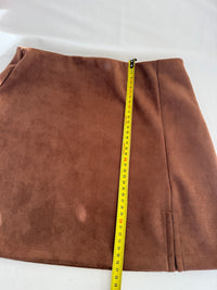 Mini-jupe Mng - S - Marron -