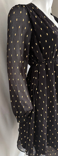 Robe Casual Glamorous - M - Noir Et Doré -
