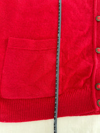 Gilet Lambswool- 44 - Rouge -