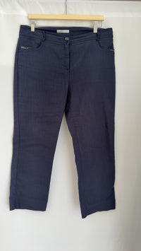 Pantalon femme Armand Thiery bleu marine Fr 44