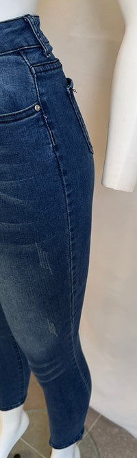 Jeans Skinny Sans Marque - S - Bleu -