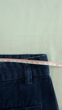Pantalon large Camaïeu - 40 - Bleu marine -