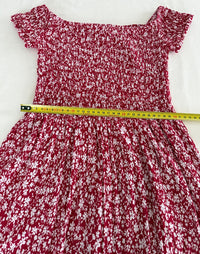 Robe Casual - S - Rouge Et Blanc -
