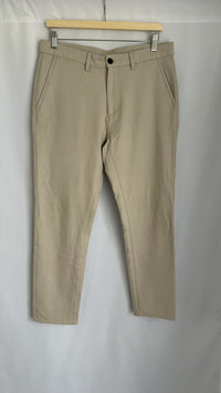Pantalon ajusté Zara - 40 - Beige