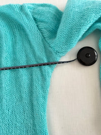 Gilet Vintage- M - Turquoise -