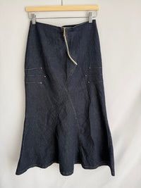 Jupe longue Laura Palma - 36 - Bleu marine -
