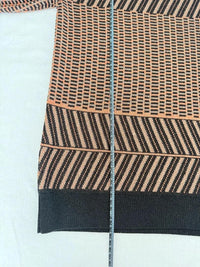 Pull Mango Suit - M - Noir et Orange -