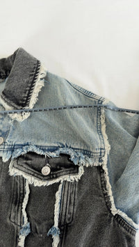 Veste en jean H&m - Xs - Gris -