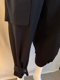 Pantalon noir femme style cargo