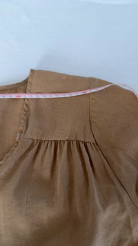 Robe courte Zara - L - Marron clair